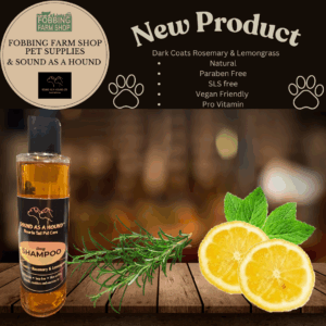 Rosemary & Lemongrass Natural shampoo for Darker Coats 200ml