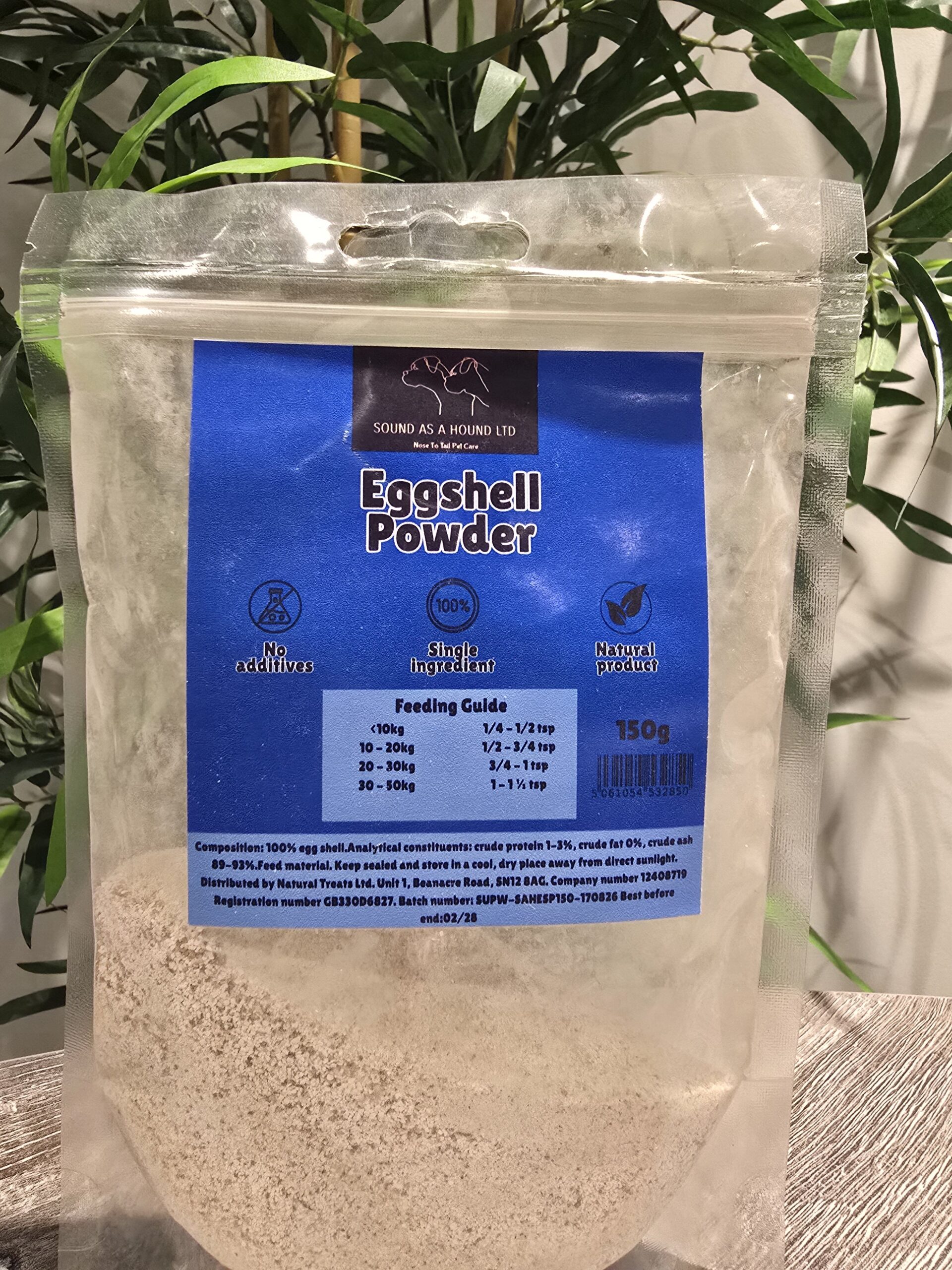 Dried Eggshell Powder 150g
